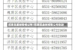 石家庄最新疫情公布/石家庄最新疫情公布轨迹
