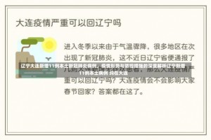 辽宁大连新增11例本土新冠肺炎病例，疫情形势与防控措施的深度解析辽宁新增11例本土病例 均在大连