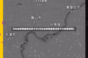 河北省疫情最新消息今天(河北省疫情最新消息今天新增病例)