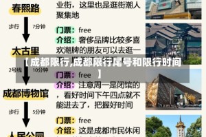 【成都限行,成都限行尾号和限行时间】