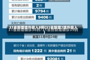 31省新增境外输入8例(31省新增7境外输入)