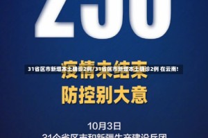 31省区市新增本土确诊2例/31省区市新增本土确诊2例 在云南!