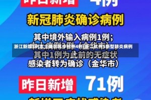 浙江新增5例本土确诊其中杭州4例(浙江杭州5新型肺炎病例)