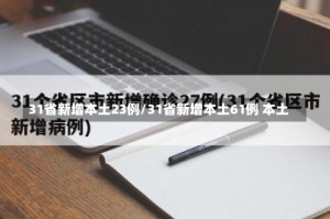 31省新增本土23例/31省新增本土61例 本土