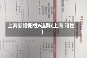 上海新增阳性6连降(上海 阳性)