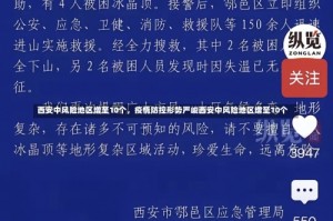 西安中风险地区增至10个，疫情防控形势严峻西安中风险地区增至10个