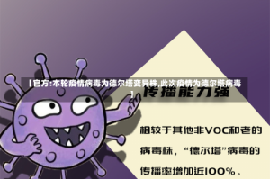 【官方:本轮疫情病毒为德尔塔变异株,此次疫情为德尔塔病毒】
