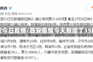 西安今日疫情/西安疫情今天新增了15例