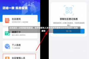 北京返京人员管理政策解读，科学防控与人文关怀的双重奏北京市对返京人员的通知