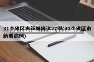31省份新增本土确诊23例天津8例/新增确诊病例天津