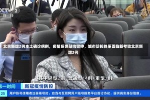 北京新增2例本土确诊病例，疫情反弹敲响警钟，城市防控体系面临新考验北京新增2例