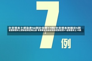 全国新增本土感染者降至两位数 专家解读当前疫情防控新态势31省新增本土10例