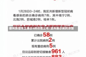 德州新增本土确诊6例详情公布/德州确诊病例详情
