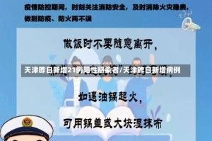 天津昨日新增21例阳性感染者/天津昨日新增病例