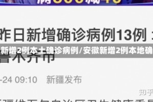 安徽新增2例本土确诊病例/安徽新增2例本地确诊