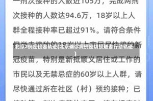 北京2例密接者轨迹(北京确诊病例密切接触者行动轨迹)