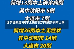 辽宁省新增3例本土确诊(辽宁新增3例本土病)