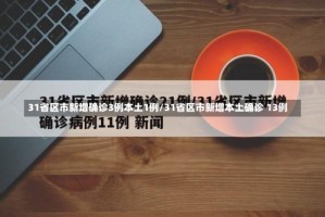 31省区市新增确诊3例本土1例/31省区市新增本土确诊 13例