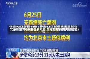 北京新增2例感染者系夫妻(北京新增两例关联病例)