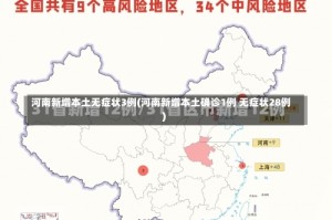 河南新增本土无症状3例(河南新增本土确诊1例 无症状28例)