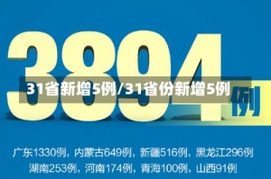 31省新增5例/31省份新增5例