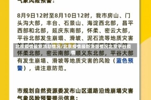 北京疫情最新消息情况/北京疫情最新消息情况北京平谷疫情