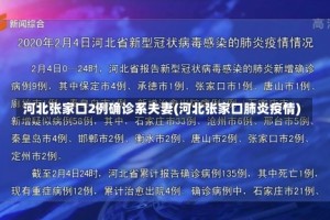 河北张家口2例确诊系夫妻(河北张家口肺炎疫情)