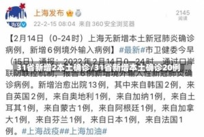 31省新增2本土确诊/31省新增本土确诊20例
