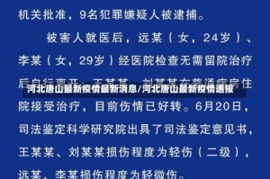 河北唐山最新疫情最新消息/河北唐山最新疫情通报