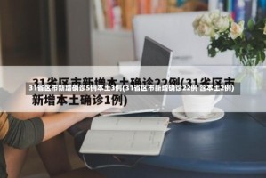 31省区市新增确诊5例本土3例(31省区市新增确诊22例 含本土2例)