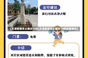 【天津新增本土确诊19例,天津新增本土确诊19例是哪里的】