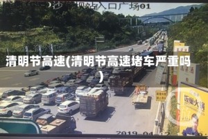 清明节高速(清明节高速堵车严重吗)