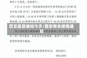 西安最新通知今天/西安有关疫情通知