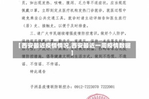 【西安最近疫情情况,西安最近一周疫情数据】