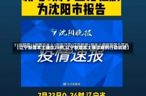 【辽宁新增本土确诊28例,辽宁新增本土确诊病例行动轨迹】