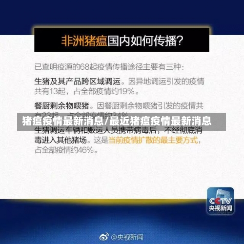 猪瘟疫情最新消息/最近猪瘟疫情最新消息-第2张图片