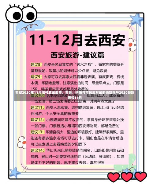 西安2020年11月限号政策调整，背景、措施与市民应对策略西安限号2020最新限号11月-第1张图片