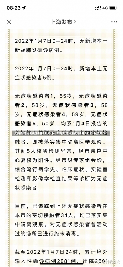 上海新增无症状降至1万以下/上海新增无症状降至1万以下是多少-第1张图片