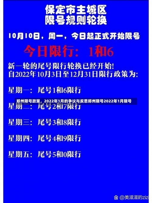 郑州限号政策，2022年1月的争议与反思郑州限号2022年1月限号-第2张图片