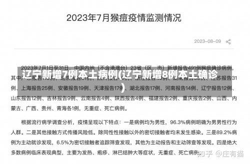 辽宁新增7例本土病例(辽宁新增8例本土确诊)-第1张图片