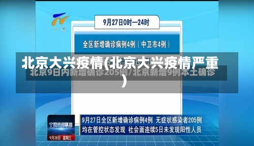 北京大兴疫情(北京大兴疫情严重)-第1张图片