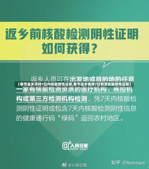 【春节返乡须持7日内核酸阴性证明,春节返乡需持7日有效核酸阴性证明】-第1张图片