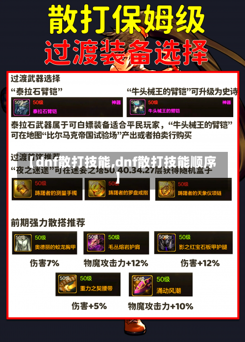 【dnf散打技能,dnf散打技能顺序】-第3张图片
