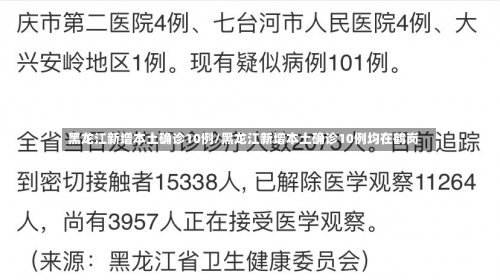 黑龙江新增本土确诊10例/黑龙江新增本土确诊10例均在鹤岗-第2张图片
