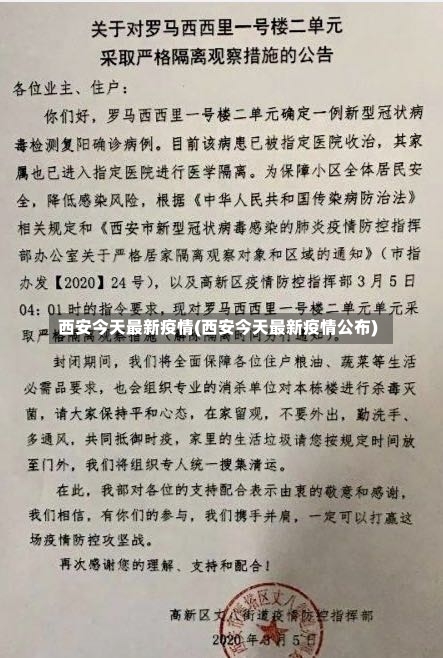 西安今天最新疫情(西安今天最新疫情公布)-第3张图片