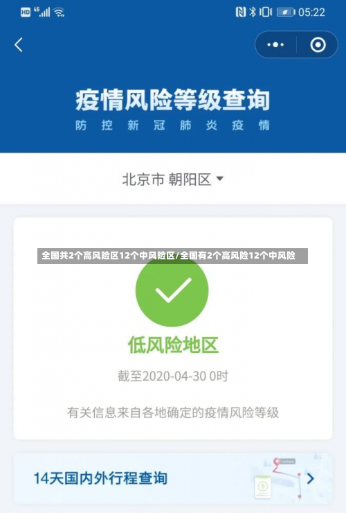全国共2个高风险区12个中风险区/全国有2个高风险12个中风险-第2张图片
