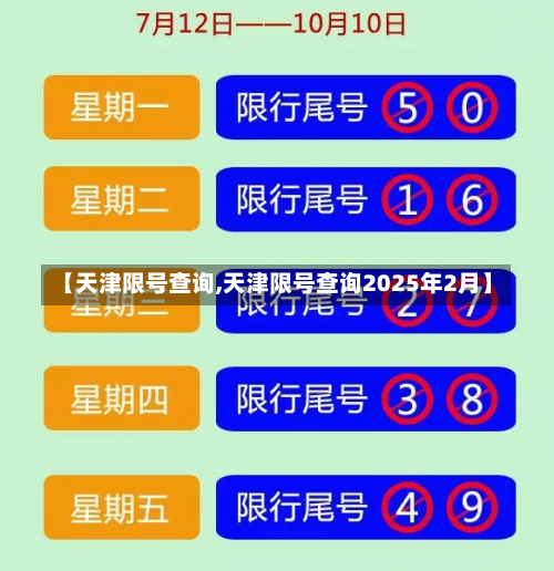 【天津限号查询,天津限号查询2025年2月】-第1张图片