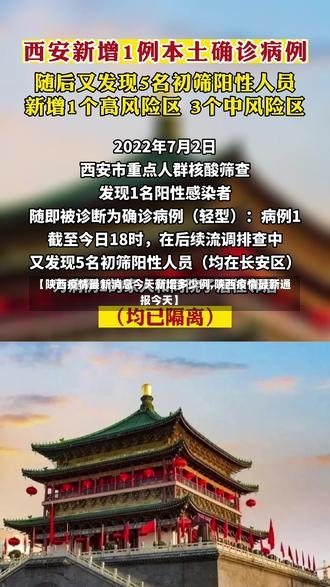 【陕西疫情最新消息今天新增多少例,陕西疫情最新通报今天】-第1张图片