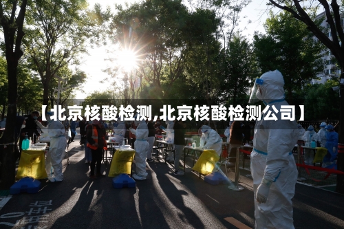 【北京核酸检测,北京核酸检测公司】-第3张图片
