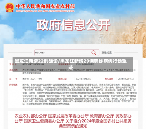 黑龙江新增22例确诊/黑龙江新增29例确诊病例行动轨迹-第1张图片